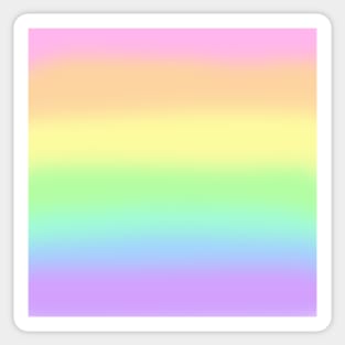 Pastel Rainbow Gradient! Sticker